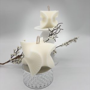 Sojų vaško žvakė ,,Cube''