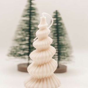 sojų vaško žvakė eglutė