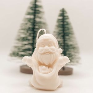 sojų vaško žvakė kalėdų senelis