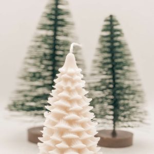 sojų vaško žvakė eglutė