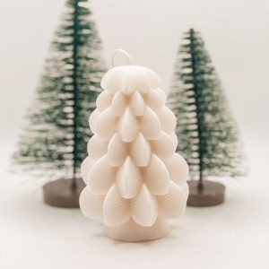 sojų vaško žvakė eglutė