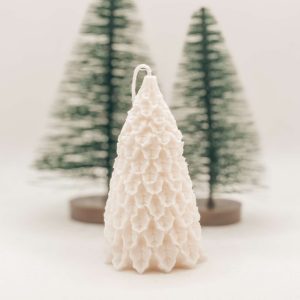 sojų vaško žvakė eglutė