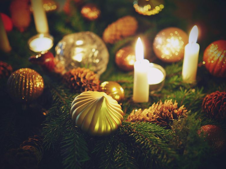 advento vainiko žvakės