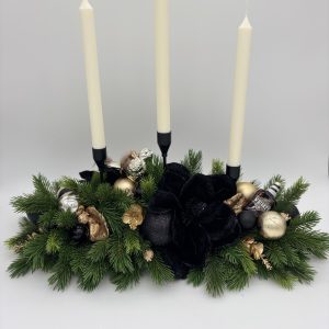 Kalėdinė dekoracija-žvakidė