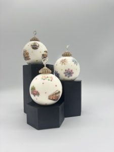 Sojų vaško žvakė ,,Arctic Pearl Vintage'' [Kalėdinė žvakė]